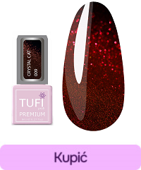 Lakier hybrydowy TUFI profi PREMIUM Crystal Cat 09 Rubin 8 ml